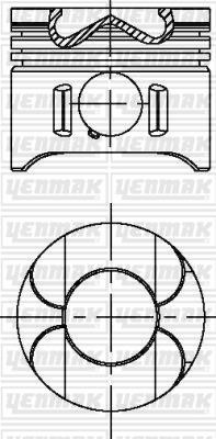 Yenmak 31-04696-000 Поршень 3104696000: Отличная цена - Купить в Польше на 2407.PL!