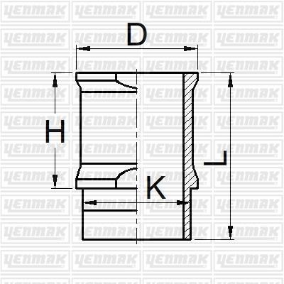 Yenmak 51-05872-000 Cylinder Sleeve 5105872000: Buy near me at 2407.PL in Poland at an Affordable price!