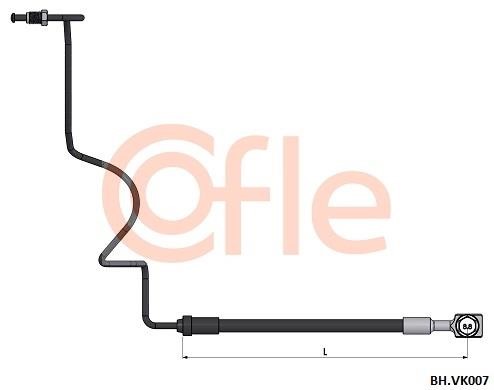 Cofle 92.BH.VK007 Тормозной шланг 92BHVK007: Отличная цена - Купить в Польше на 2407.PL!