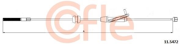 Cofle 92.11.5472 Cable Pull, parking brake 92115472: Buy near me in Poland at 2407.PL - Good price!