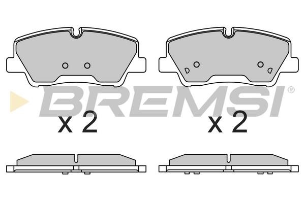 Bremsi BP3743 Front disc brake pads, set BP3743: Buy near me in Poland at 2407.PL - Good price!