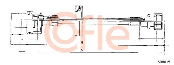 Cofle 92.S08015 Tacho Shaft 92S08015: Buy near me at 2407.PL in Poland at an Affordable price!