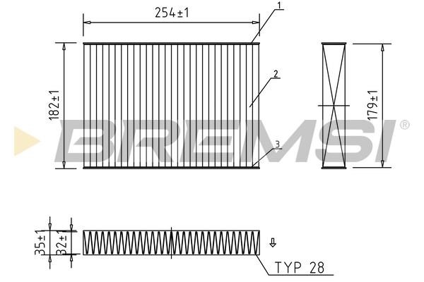 Bremsi FC0462A Filter, interior air FC0462A: Buy near me in Poland at 2407.PL - Good price!