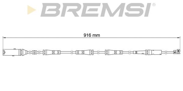 Bremsi WI0925 Warning contact, brake pad wear WI0925: Buy near me at 2407.PL in Poland at an Affordable price!