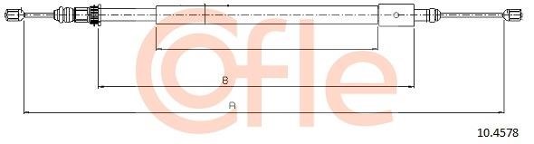 Cofle 92.10.4578 Тросовий привод, стоянкове гальмо 92104578: Купити у Польщі - Добра ціна на 2407.PL!