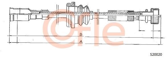 Cofle 92.S20020 Tacho Shaft 92S20020: Buy near me in Poland at 2407.PL - Good price!