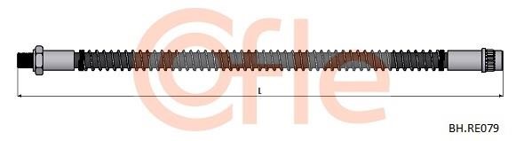 Cofle 92.BH.RE079 Brake Hose 92BHRE079: Buy near me in Poland at 2407.PL - Good price!