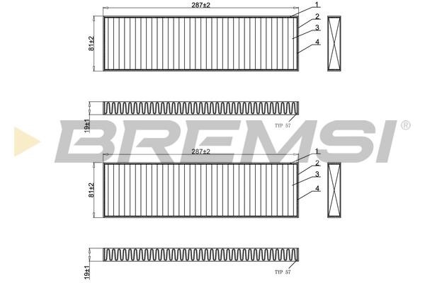 Bremsi FC0946 Filter, Innenraumluft FC0946: Kaufen Sie zu einem guten Preis in Polen bei 2407.PL!