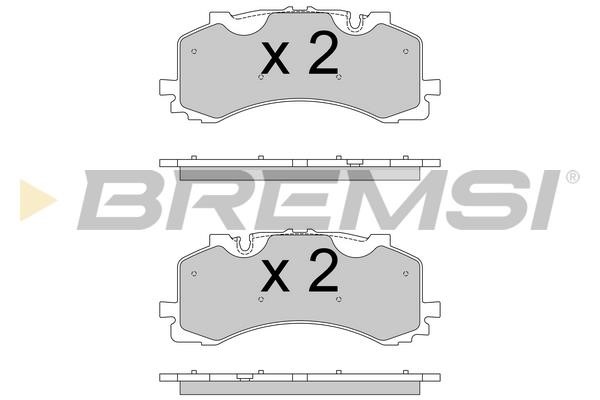Bremsi BP3776 Тормозные колодки дисковые, комплект BP3776: Отличная цена - Купить в Польше на 2407.PL!