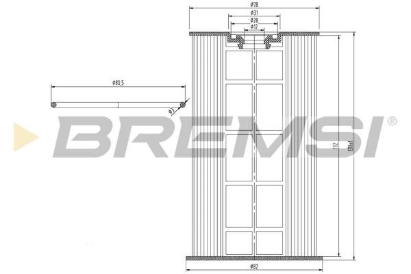Bremsi FE0154 Топливный фильтр FE0154: Отличная цена - Купить в Польше на 2407.PL!