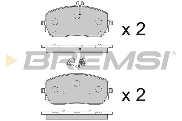 Bremsi BP3854 Brake Pad Set, disc brake BP3854: Buy near me in Poland at 2407.PL - Good price!