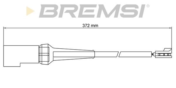 Bremsi WI0799 Warning contact, brake pad wear WI0799: Buy near me at 2407.PL in Poland at an Affordable price!