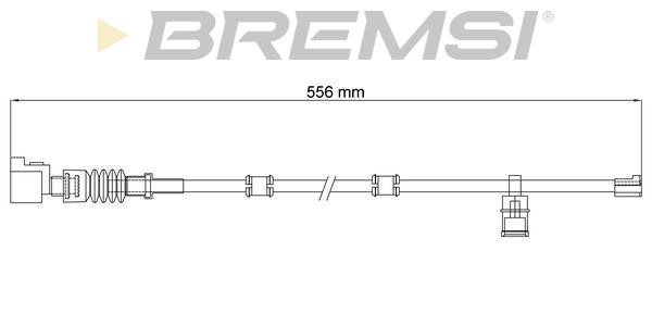 Bremsi WI0940 Warning contact, brake pad wear WI0940: Buy near me at 2407.PL in Poland at an Affordable price!