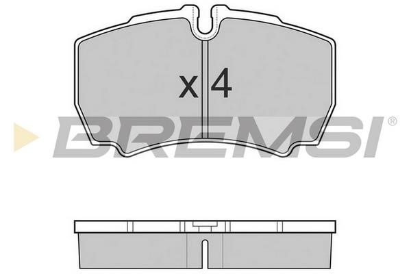 Bremsi BP3025TR Brake Pad Set, disc brake BP3025TR: Buy near me in Poland at 2407.PL - Good price!