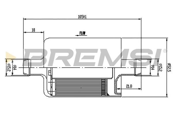 Bremsi FE0324 Топливный фильтр FE0324: Отличная цена - Купить в Польше на 2407.PL!