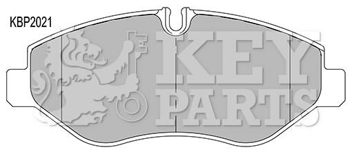 Key parts KBP2021 Klocki hamulcowe, zestaw KBP2021: Dobra cena w Polsce na 2407.PL - Kup Teraz!