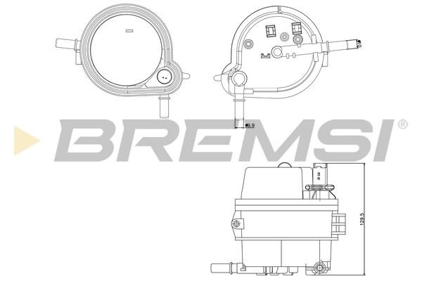 Bremsi FE0160 Фільтр палива FE0160: Приваблива ціна - Купити у Польщі на 2407.PL!