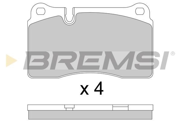 Bremsi BP3815 Тормозные колодки дисковые, комплект BP3815: Отличная цена - Купить в Польше на 2407.PL!