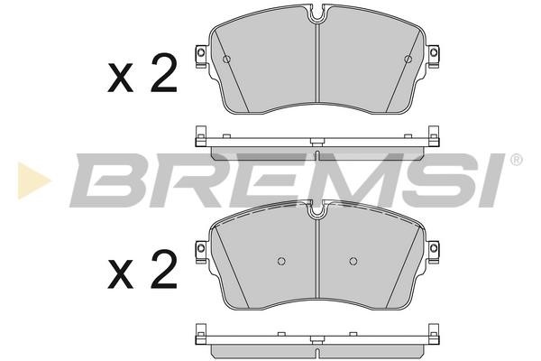 Bremsi BP3825 Brake Pad Set, disc brake BP3825: Buy near me in Poland at 2407.PL - Good price!