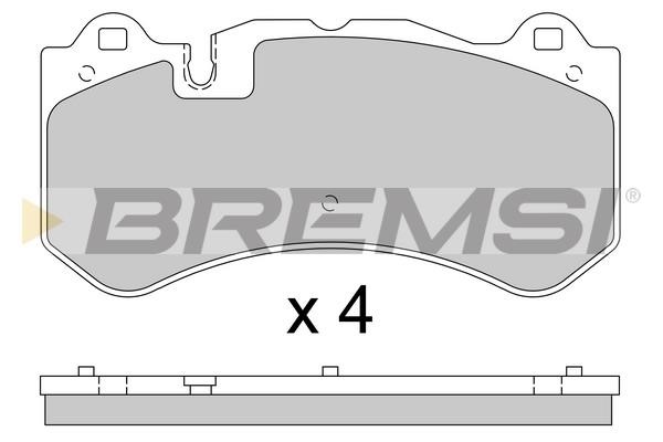 Bremsi BP3784 Тормозные колодки дисковые, комплект BP3784: Отличная цена - Купить в Польше на 2407.PL!