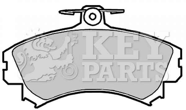 Key parts KBP2151 Гальмівні колодки, комплект KBP2151: Приваблива ціна - Купити у Польщі на 2407.PL!