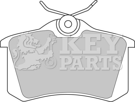 Key parts KBP1542 Klocki hamulcowe, zestaw KBP1542: Dobra cena w Polsce na 2407.PL - Kup Teraz!