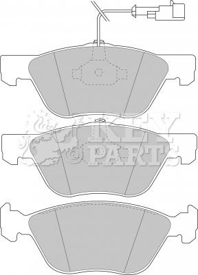 Key parts KBP1396 Brake Pad Set, disc brake KBP1396: Buy near me in Poland at 2407.PL - Good price!
