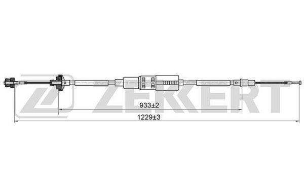 Zekkert BZ-1063 Clutch Cable BZ1063: Buy near me in Poland at 2407.PL - Good price!