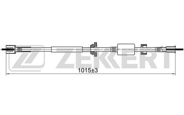 Zekkert BZ-1089 Тросик спидометра BZ1089: Отличная цена - Купить в Польше на 2407.PL!
