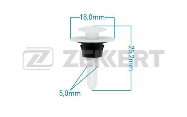 Zekkert BE-2922 Clip, trim/protective strip BE2922: Buy near me in Poland at 2407.PL - Good price!
