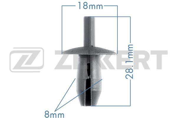 Zekkert BE-1265 Clip, trim/protective strip BE1265: Buy near me at 2407.PL in Poland at an Affordable price!