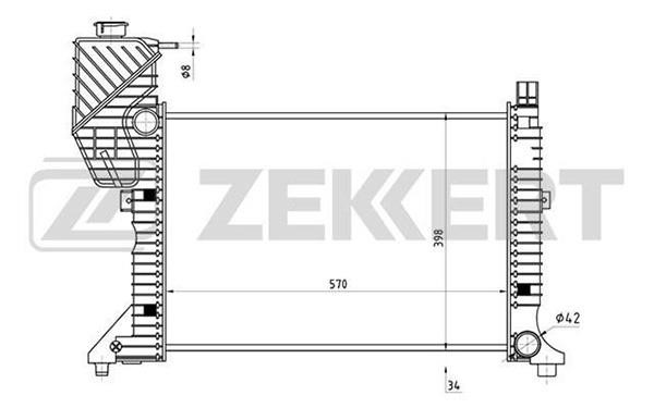 Zekkert MK-1339 Wymiennik ciepla MK1339: Atrakcyjna cena w Polsce na 2407.PL - Zamów teraz!