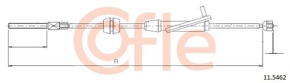 Cofle 92.11.5462 Cable Pull, parking brake 92115462: Buy near me in Poland at 2407.PL - Good price!