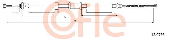 Cofle 92.12.0766 Cable Pull, parking brake 92120766: Buy near me in Poland at 2407.PL - Good price!