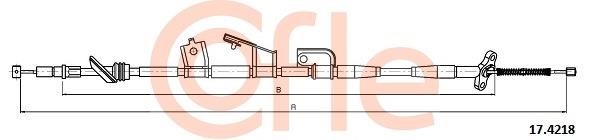 Cofle 174218 Трос гальма стоянки, правий 174218: Приваблива ціна - Купити у Польщі на 2407.PL!