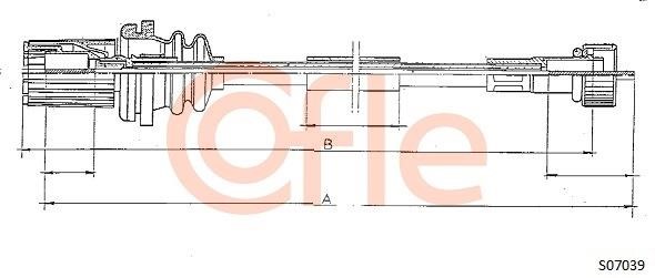 Cofle 92.S07039 Tacho Shaft 92S07039: Buy near me in Poland at 2407.PL - Good price!