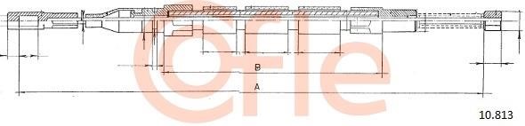 Cofle 92.10.813 Seilzug, feststellbremse 9210813: Kaufen Sie zu einem guten Preis in Polen bei 2407.PL!