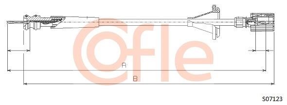 Cofle 92.S07123 Tacho Shaft 92S07123: Buy near me in Poland at 2407.PL - Good price!