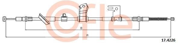 Cofle 92.17.4226 Seilzug, feststellbremse 92174226: Kaufen Sie zu einem guten Preis in Polen bei 2407.PL!