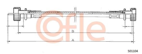 Cofle 92.S01104 Tacho Shaft 92S01104: Buy near me in Poland at 2407.PL - Good price!