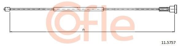 Cofle 92.11.5757 Cable Pull, parking brake 92115757: Buy near me in Poland at 2407.PL - Good price!