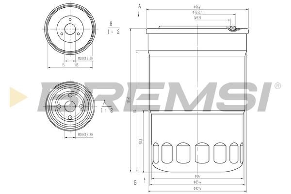 Bremsi FE1315 Топливный фильтр FE1315: Отличная цена - Купить в Польше на 2407.PL!