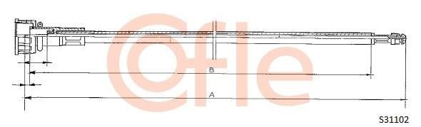 Cofle 92.S31102 Tacho Shaft 92S31102: Buy near me in Poland at 2407.PL - Good price!