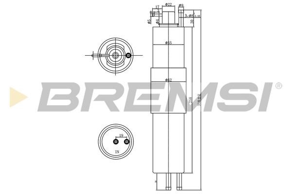 Bremsi FE1521 Fuel filter FE1521: Buy near me in Poland at 2407.PL - Good price!