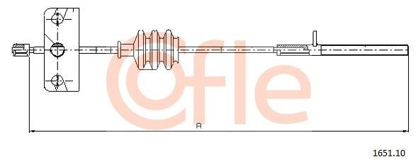 Cofle 92.1651.10 Cable Pull, parking brake 92165110: Buy near me in Poland at 2407.PL - Good price!