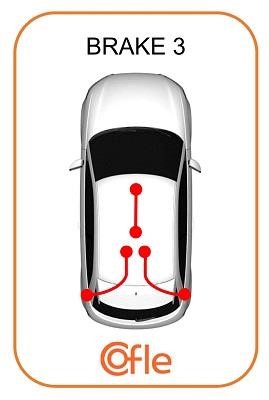 Cofle 92.20.160B043 Cable Pull, parking brake 9220160B043: Buy near me in Poland at 2407.PL - Good price!