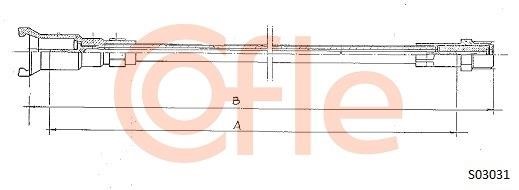 Cofle 92.S03031 Tacho Shaft 92S03031: Buy near me in Poland at 2407.PL - Good price!