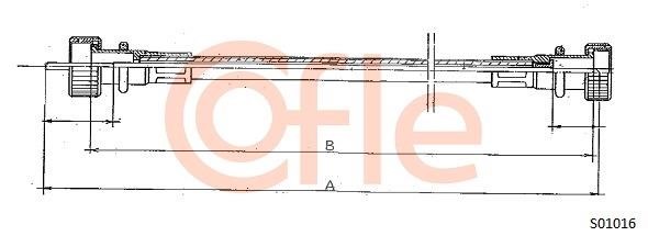 Cofle 92.S01016 Tacho Shaft 92S01016: Buy near me in Poland at 2407.PL - Good price!