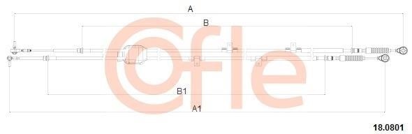 Cofle 18.0801 Gearshift drive 180801: Buy near me in Poland at 2407.PL - Good price!