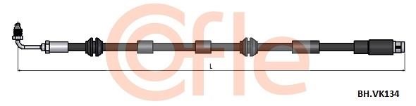 Cofle 92.BH.VK134 Brake Hose 92BHVK134: Buy near me at 2407.PL in Poland at an Affordable price!